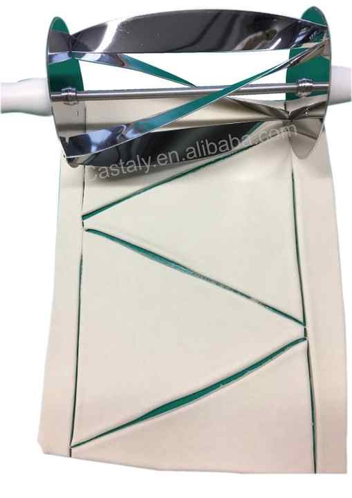 First Class Bakery Tools Stainless Steel Roller for Cutting Croissant Dough