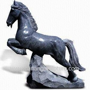 Estatuas de caballos grandes de jardín al aire libre personalizadas a la venta estatua de caballo de mármol blanco estatua de caballo de tamaño completo - Product Image 5
