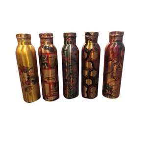 Printed Copper Water <b>Bottle</b> Direct <b>Drinking</b> <b>Metal</b> Material - Product Image 1