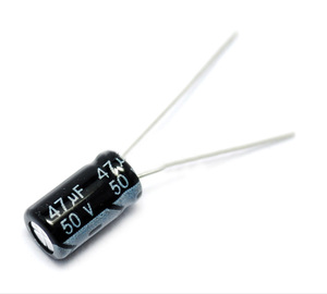High quality and the lowest price 50 V 47 uF electrolytic power capacitor, 47 UF 50 V 6*6*11mm - Product Image 1