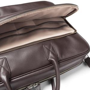 Bolso Vintage Personalizado para Ordenador Portátil, Funda de Cuero Genuino Hecha a Mano con Cierre de Cremallera, Suave e Impermeable para Cámara Instantánea de Viaje - Product Image 3