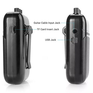 AG-03M Di Động Đa Chức Năng Guitar Khuếch Đại 5W Guitar Amp Ghi Loa Thẻ TF Nhỏ Gọn Khe Cắm - Product Image 5