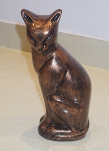 Urna de metal para gatos, urna de cremación para mascotas, urna de bronce para gatos, urna de cremación de latón para mascotas, urna de cremación de peltre para gatos, urna de bronce para mascotas - Product Image 6