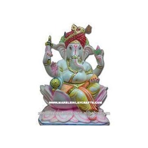 หินอ่อนพระพิฆเนศรูปปั้นพระเจ้า - Product Image 1