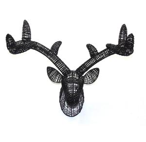 Sculpture élégante de tête d'animal en métal pour le produit de conception de fil de décor de maison et de jardin - Product Image 1