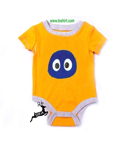 Direct Factory Tirupur-Barboteuses pour bébés standard européen personnalisé vente en gros de vêtements pour enfants avec bouton pression en ligne pour le printemps - Product Image 2