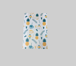 HDPE fold over die cut handle bags made in Vietnam - Product Image 1