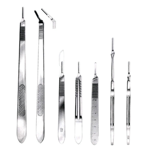 Poignée réutilisable #4 de scalpel d'instrument vétérinaire chirurgical pour des applications ORL - Product Image 6