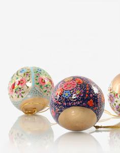 Ornements décorations de noël personnalisées boules Design coloré boule suspendue décorative 6cm coffret cadeau fournitures de décoration de noël - Product Image 2