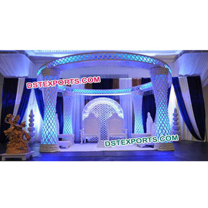 ของตกแต่งงานแต่งงานแบบอินเดีย สไตล์ล่าสุด คริสตัลมันดาป ปาลาซโซ คริสตัลมันดาปแบบใหม่สำหรับงานแต่งงาน คริสตัลมันดาปสำหรับงานแต่งงานในออสเตรเลีย ของตกแต่งงานอีเว้นท์ - Product Image 1