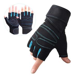 Workout Glove <b>Set</b>, Open Finger, Wrist Support <b>for</b> Men and <b>Women</b>, Textured Non-Slip Grip <b>for</b> Sports, Lifting <b>Weights</b>, Gym Fitness - Product Image 3