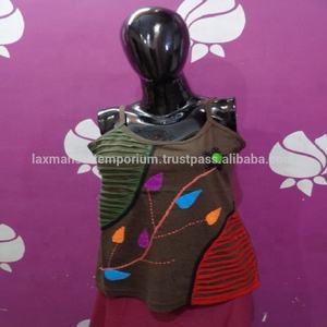 COTTON PATCHWORK NEPALI T-SHIRTS for GIRLS - Product Image 5