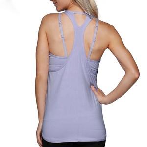 เสื้อกล้ามออกกำลังกายสำหรับผู้หญิงเสื้อเล่นกีฬาออกกำลังกายระบายอากาศได้ดีผ้าถักขนาด XS สำหรับ2024 - Product Image 2