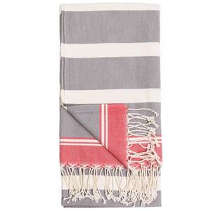 Eco-friendly Compressed Disposable 100% Cotton Golf Striped Yarn-Dyed Pattern Bath <b>Towel</b> 100x180cm Quick-Dry Hotels Beach - Product Image 5