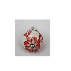 มือทาสีลูกบิดประตูเซรามิกที่มีอยู่ในสีอื่นๆและรูปแบบตู้ตู้ลิ้นชักดึงลูกบิดลูกบิดลูกบิดห้องครัว - Product Image 5