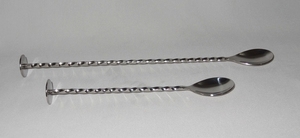 Cuchara Mezcladora de Barra de Acero Inoxidable de Primera Calidad, Cuchara para Degustar y Remover, Accesorios para Bartending y Uso en Bares - Product Image 2