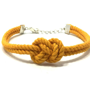 Grey Gray <b>Infinity</b> Knot <b>Bracelet</b> / Rope <b>Bracelet</b> / Wedding Favor - Product Image 1