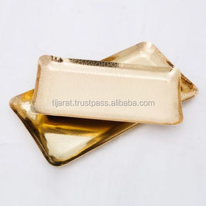 Nouvel arrivage Plateau de service en aluminium art déco Taille personnalisée Forme Couleur Multifonctionnel Maison Hôtel Restaurant Utilisation - Product Image 6