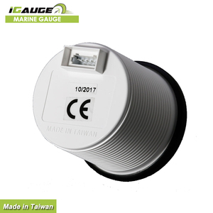 Jauge de suralimentation universelle 52 mm à lentille convexe, antirouille, IP67, pour tableau de bord marin, avec balayage à 270 degrés - Product Image 4