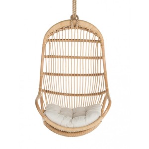 Chaise suspendue en rotin fait à la main - Product Image 2