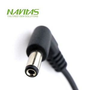 Prise d'alimentation CC mâle personnalisée 5.5x2.1mm mâle 2pin JST faisceau de câbles SFHR-02V-R - Product Image 4