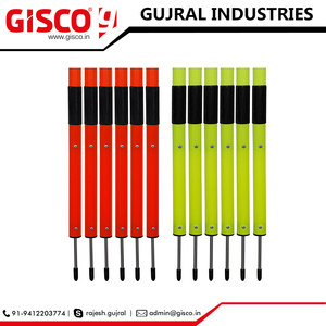 Poste de entrenamiento de agilidad flexible con picos de 30mm Poste de plástico Slalom - Product Image 3