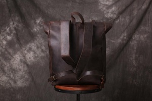 กระเป๋าเป้สะพายหลังหนังแท้ย้อนยุคกระเป๋าวิทยาลัยเดินทางแล็ปท็อป TSL-0039 - Product Image 3