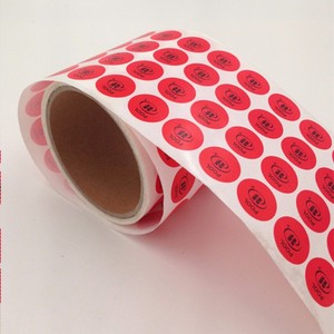 China alta calidad producto nuevo rollo de seguridad personalizadas tamper evident pegatina holográfica etiquetas pegatinas etiq - Product Image 5