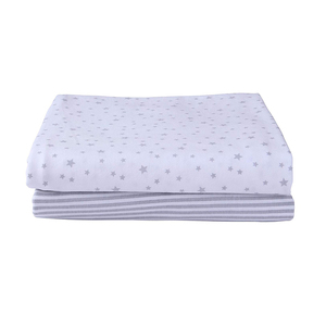 Drap de berceau en coton biologique fournisseur certifié indien GOTS drap-housse pour lit de bébé drap-housse pour lit de bébé - Product Image 1