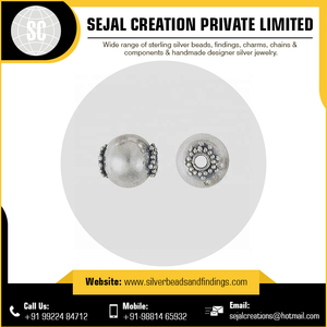 925หมวกลูกปัดเงินบาหลีแบบหลวมเครื่องประดับโลหะลูกปัด - Product Image 3