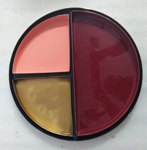 Plateau en émail multicolore 4 en 1, Design japonais, décoration ronde en métal, 4 couleurs, pour mariage/service, offre spéciale - Product Image 1