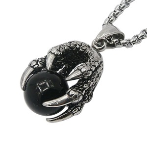 Negro Grande de la garra de águila colgante encanto Collar para hombre chicos - Product Image 5
