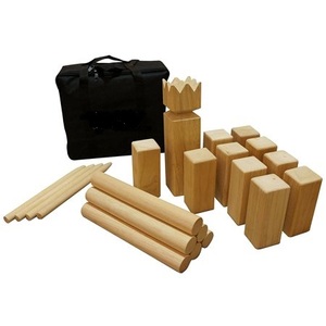 Ensemble Kubb-jeu de plein air pour adultes, jouet d'extérieur - Product Image 4