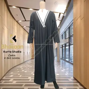 high sale high quality qatar style islamic clothing jubba thobe alshiaka for men