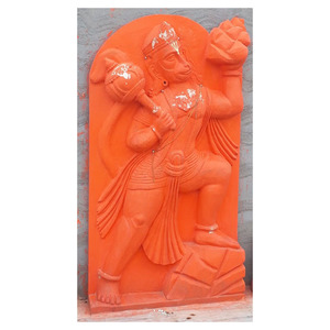 Statue du seigneur Hanumaan en grès - Product Image 1