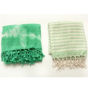 Indian Suppliers Factory Hot Sale Golf Fouta Towels for Beach Use Stripe Design Turkish Fouta Towel at Best Price - Product Image 2