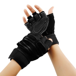 Gants de sport REEDOT unisexes, demi-doigts, en cuir PU, pour la protection des doigts, respirants et confortables pour la musculation - Product Image 4