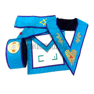 Masonic Regalia Memphis Hat-Cuero de imitación bordado y cosido - Product Image 1