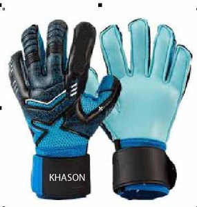 GUANTES DE PORTERO PROFESIONAL DE FÚTBOL PROTECTOR ALTA CALIDAD HOMBRE ADULTO NEGRO LATEX ROJO BLANCO AZUL LOGO DEDO PCS Pantalla táctil - Product Image 5