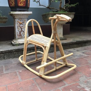 Nuevo caballo balancín de ratán de Vietnam - Product Image 5