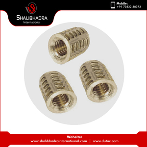 Tuerca de inserción Sharp-Sert de latón pulido, producto de alta calidad de la India - Product Image 3