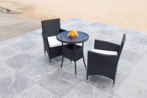 Muebles de Jardín de Acero Galvanizado con Recubrimiento en Polvo Resistente a la Intemperie, Conjunto de Balcón de Ratán Sintético, Precio Económico para Sala de Estar - Product Image 3