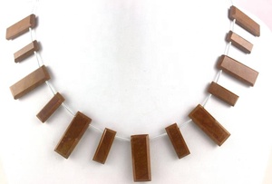 Pierre naturelle Mookaite Agate forme Rectangle fabrication de pierres précieuses perles de bijouterie qualité supérieure prix de gros - Product Image 2