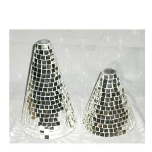 Jarrones de hierro de mosaico de vidrio, colores a petición de los compradores, se pueden hacer disponibles, jarrones de decoración para el hogar y bodas - Product Image 4