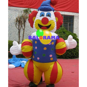 Clown gonflable en pvc, costume publicitaire pour la vente, mascotte de clown gonflable - Product Image 1