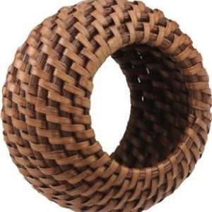 En gros fait à la main au Vietnam rotin anneau de serviette - Product Image 5