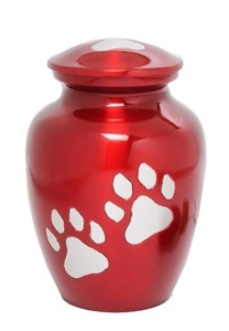 CLASSIC BLACK GLOSSY PAW MARK <b>PET</b> <b>URN</b> - Product Image 6