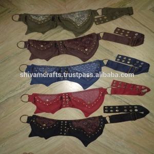 Hot Selling Designs Canvas Waist <b>Bags</b> Cotton Fanny Pack Waist <b>Bag</b> From India New Indian Waist <b>Bags</b> Wholesale Cotton <b>Bags</b> - Product Image 2