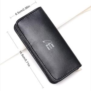 Pinzas para Pestañas Postizas, Juego de Herramientas de Precisión de Acero Inoxidable - Kit de 5 Piezas para Dar Forma a las Cejas con Estuche Protector de Cuero para Pestañas - Product Image 3