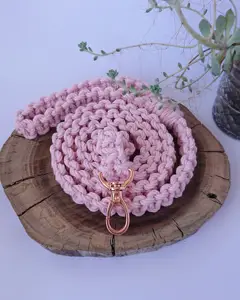 Cotton candy Macrame lead